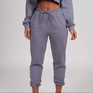 Meshki Sylvia Loopback Joggers in Grey